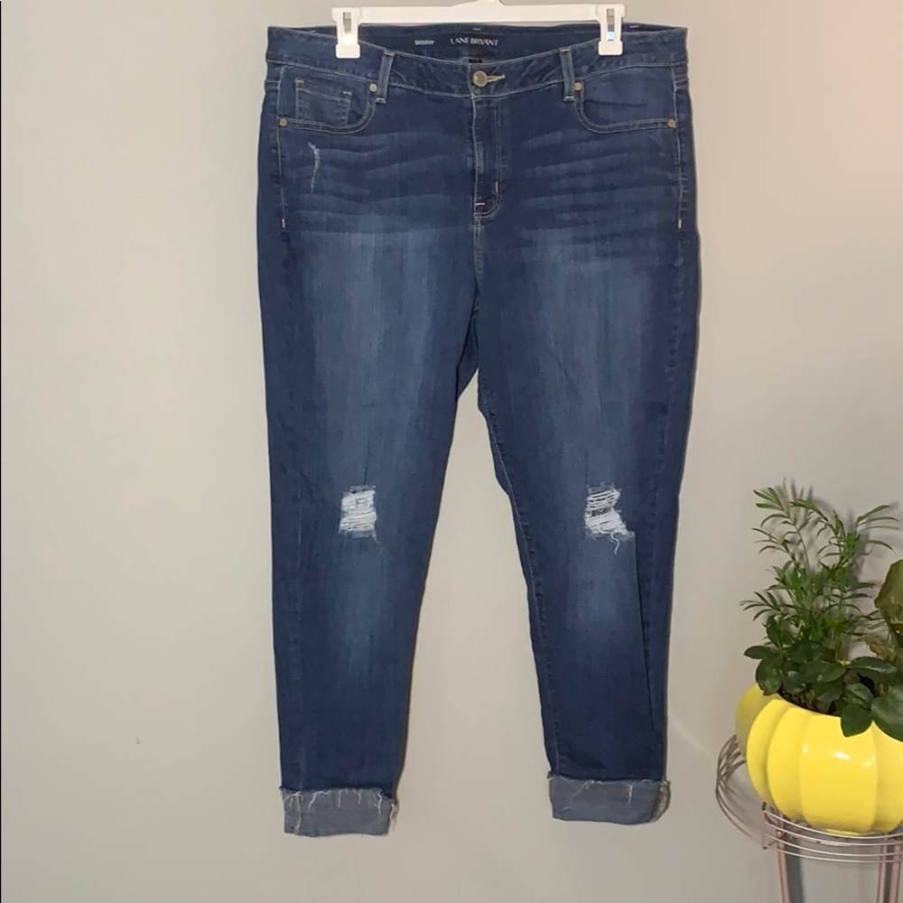 🙌🏻 Brand new Lane Bryant cuffed skinny jeans!!